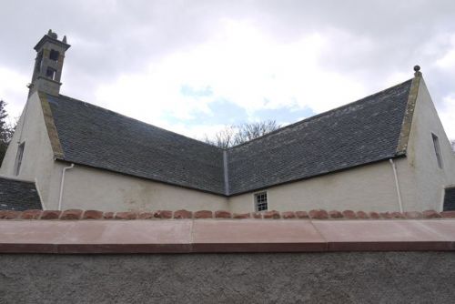 East Church, Cromarty : new coping stones